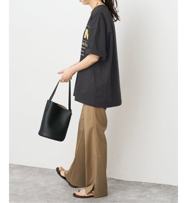 Spick and Span「《WEB限定 / 追加》ロゴオーバーTシャツ」|Tシャツ・カットソー|