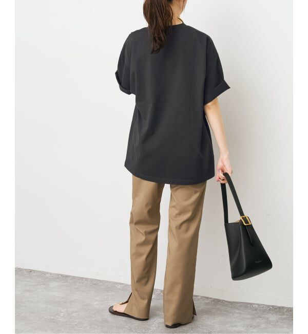 Spick and Span「《WEB限定 / 追加》ロゴオーバーTシャツ」|Tシャツ・カットソー|