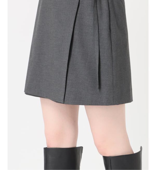 U by SPICK&SPAN「《予約》ラップミニスカート」|スカート|
