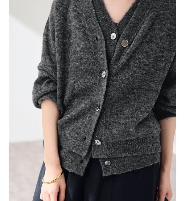 FRAMeWORK「アルパカMIXシアー2WAY VEST」|ニット・セーター|