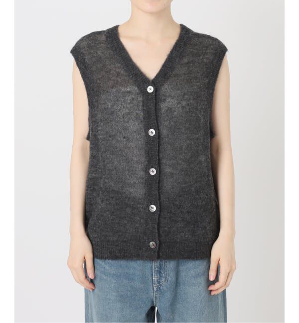 FRAMeWORK「アルパカMIXシアー2WAY VEST」|ニット・セーター|