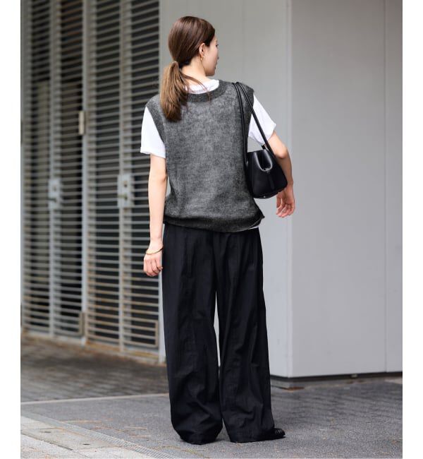 FRAMeWORK「アルパカMIXシアー2WAY VEST」|ニット・セーター|