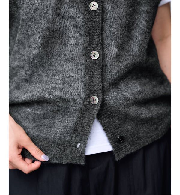 FRAMeWORK「アルパカMIXシアー2WAY VEST」|ニット・セーター|