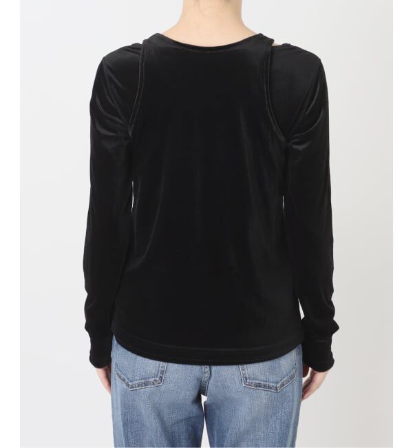 Spick and Span「ベロア2枚セットレイヤードプルオーバー」|Tシャツ・カットソー|
