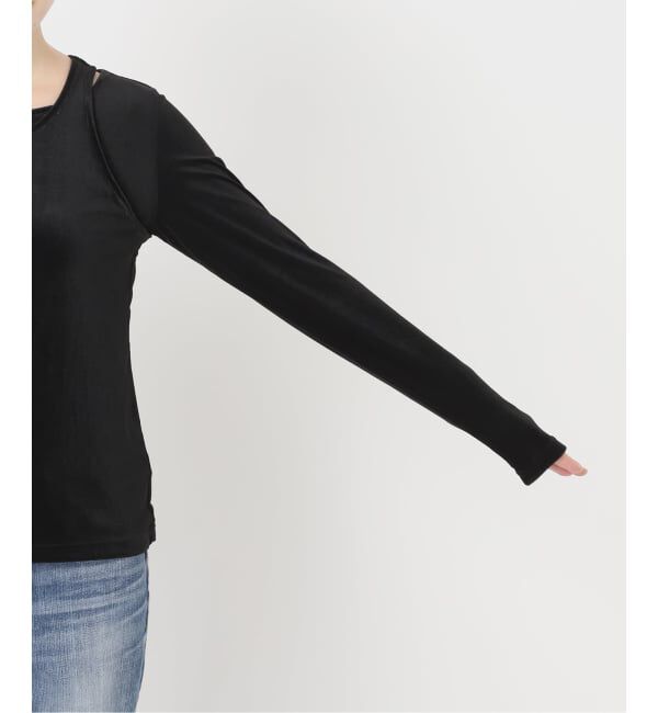 Spick and Span「ベロア2枚セットレイヤードプルオーバー」|Tシャツ・カットソー|