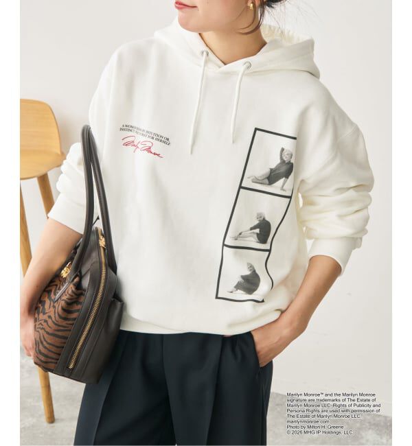 Spick and Span「《別注》GOOD ROCK SPEED  Marilyn Monroe / HOODIE」|パーカー|ホワイト