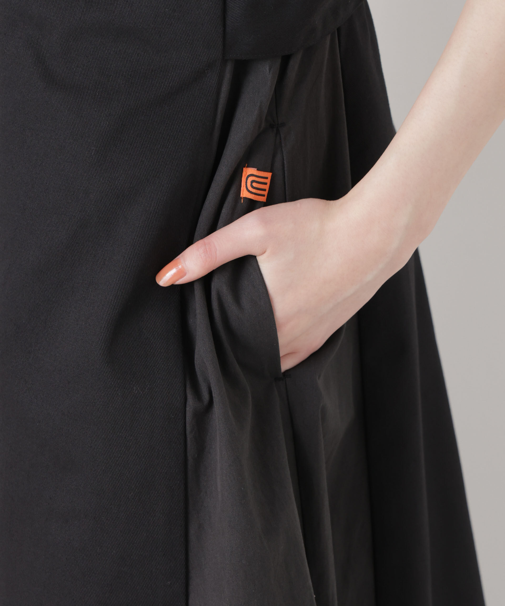 NANO universe「UNIVERSAL OVERALL/TWILL JUMPER SKIRT」|ワンピース|