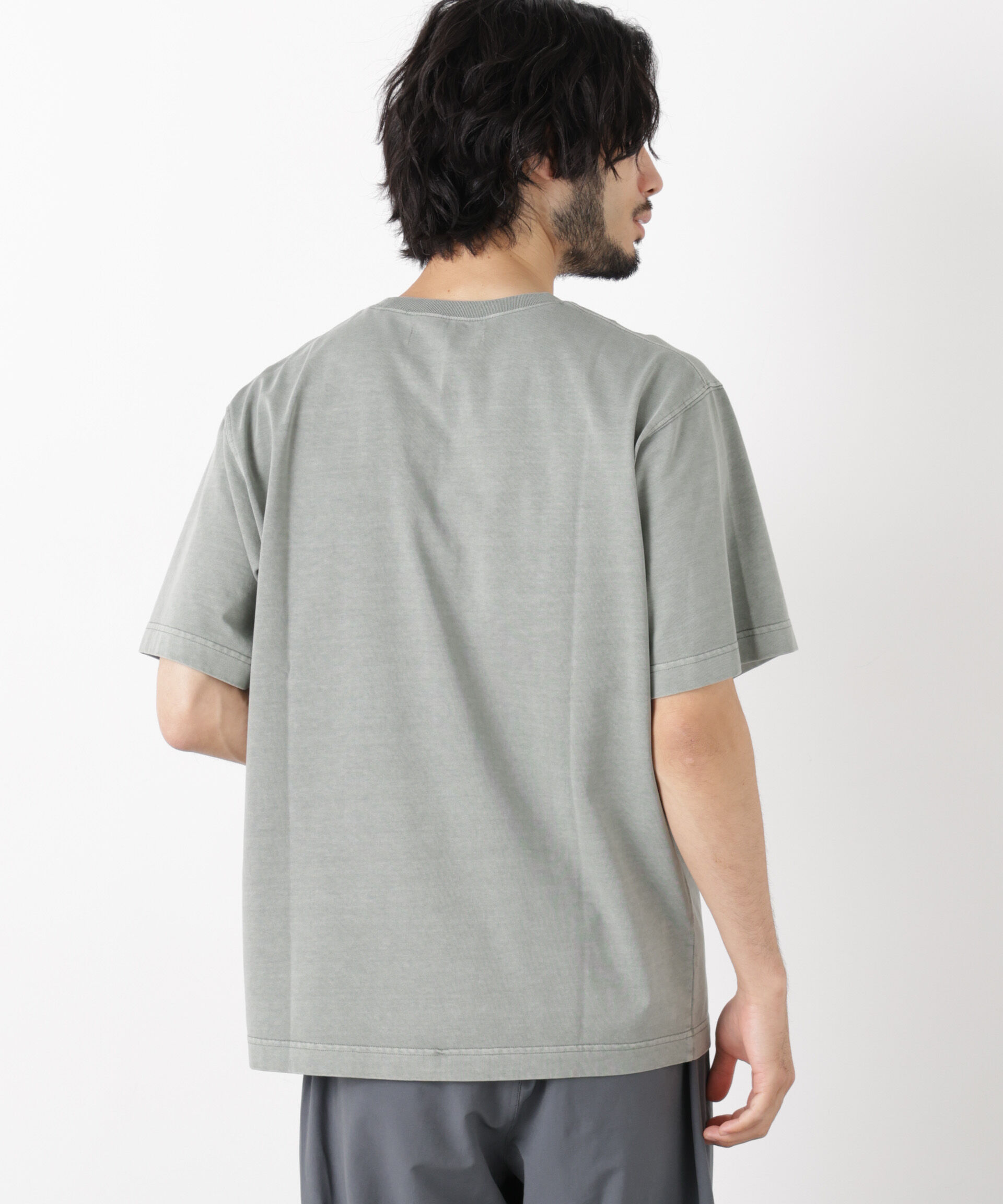 NANO universe「オーバーダイ フェードTシャツ 半袖」|Tシャツ・カットソー|