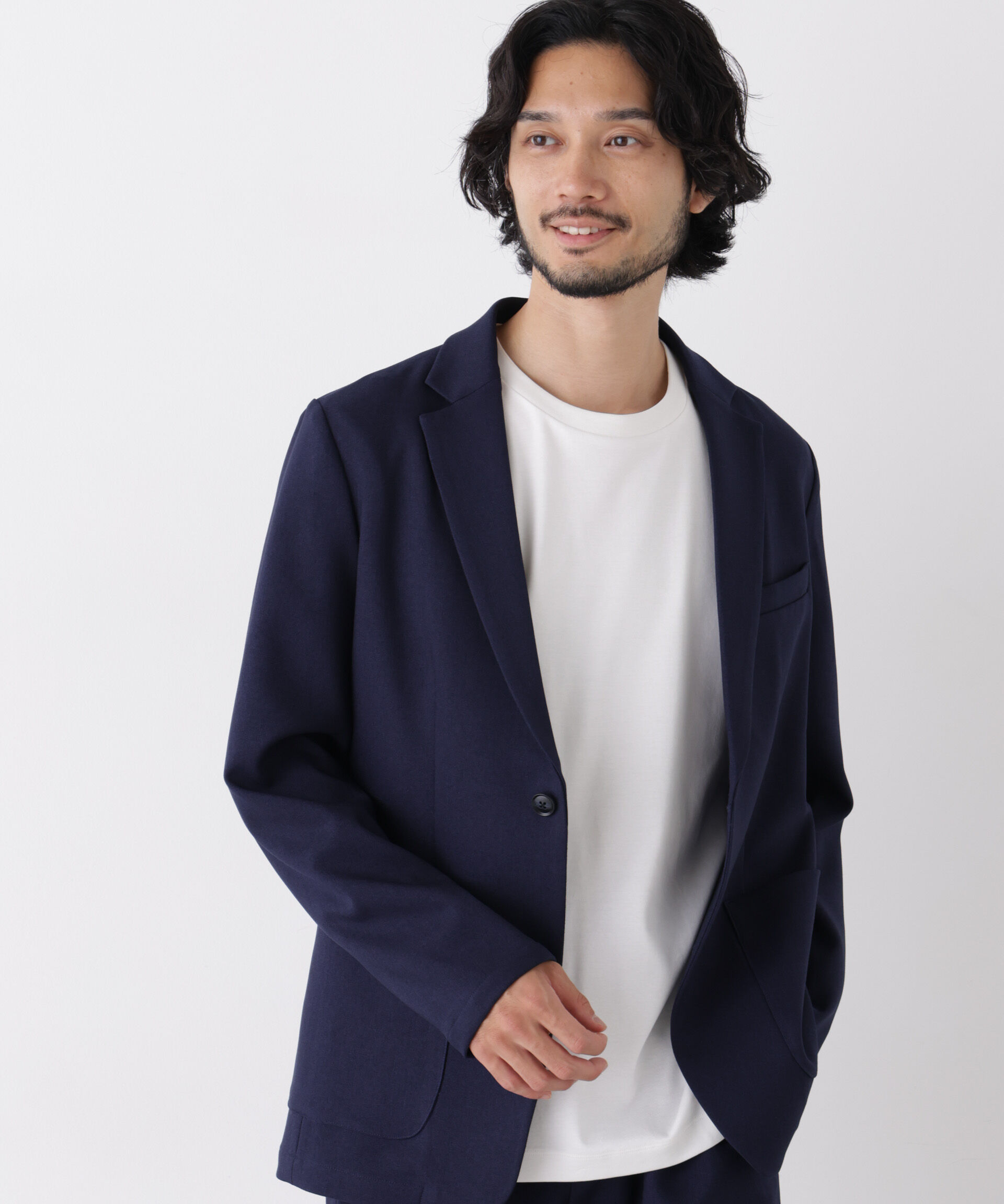 NANO universe「Always ソフトツイルセットアップ」|スーツ|