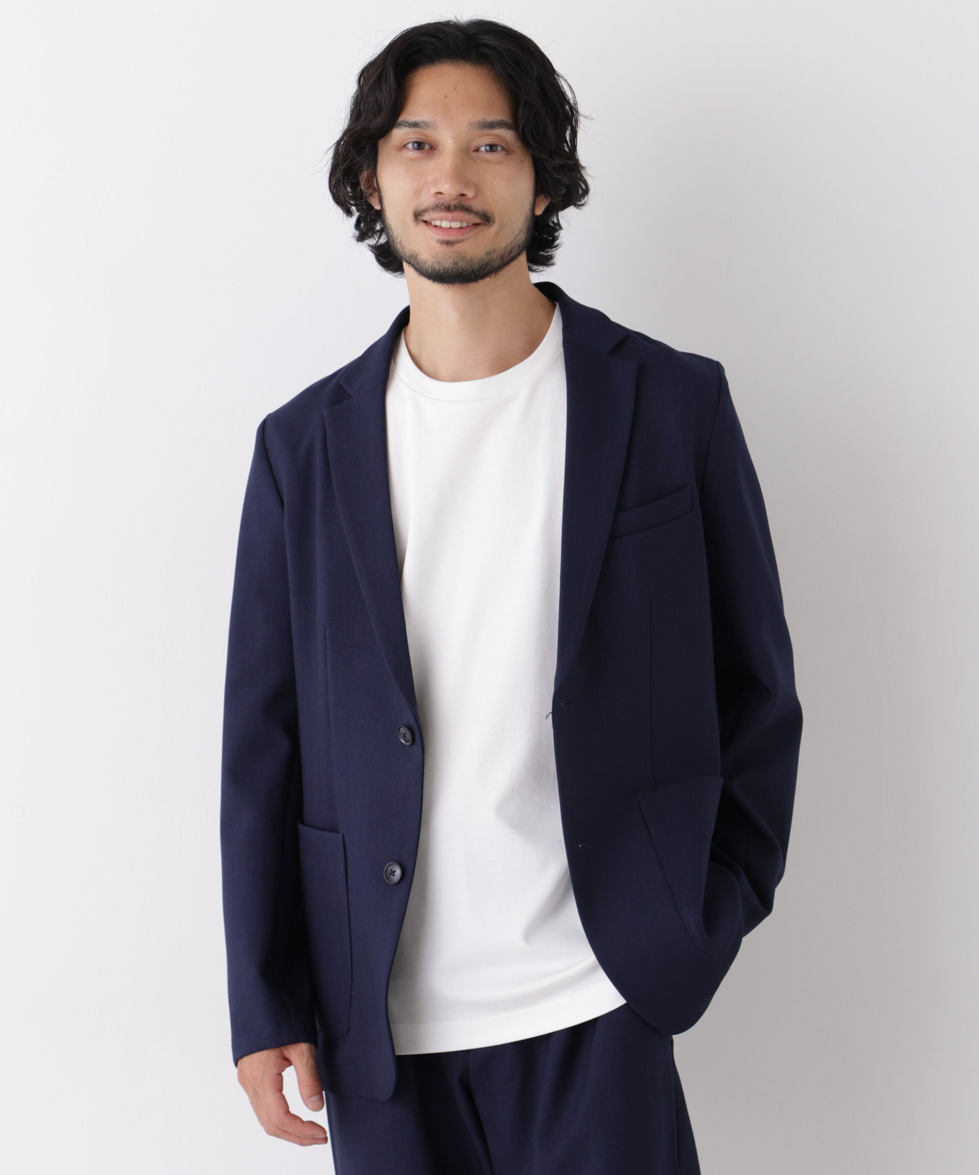 NANO universe「Always ソフトツイルセットアップ」|スーツ|