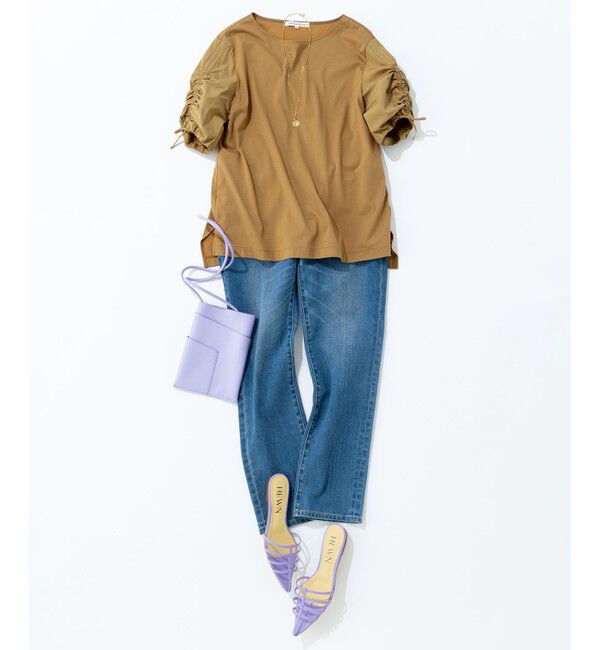 23区「【CLASSY.6月号掲載】23区DENIM ボーイフィット パンツ」|デニム|