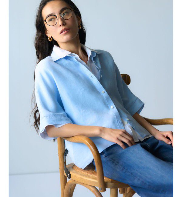 23区「【見上愛さん着用/Oggi・VERY掲載/接触冷感】23区DENIM サマー ストレート ワイド パンツ」|デニム|