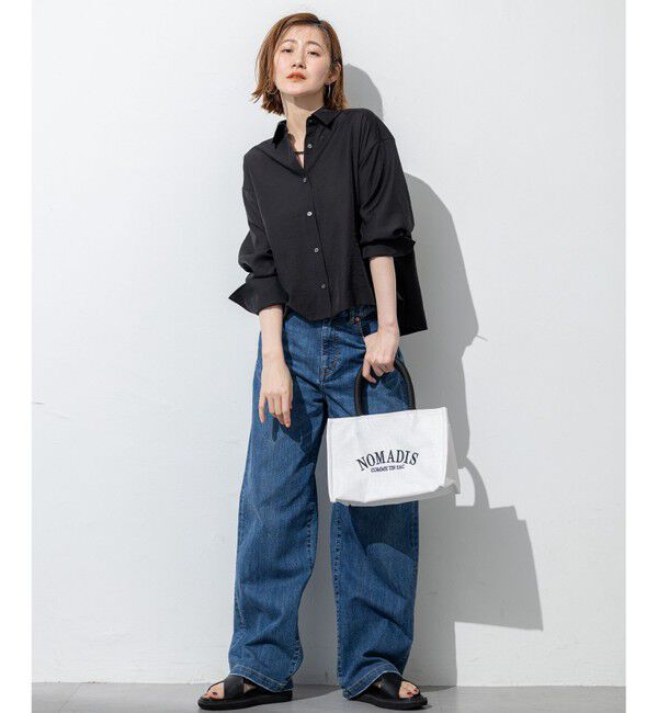 23区「【見上愛さん着用/Oggi・VERY掲載/接触冷感】23区DENIM サマー ストレート ワイド パンツ」|デニム|