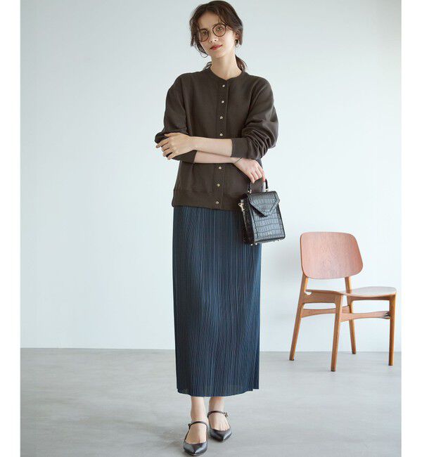 23区「【SLOW/一部店舗限定】トリコットプリーツ Iライン スカート」|スカート|