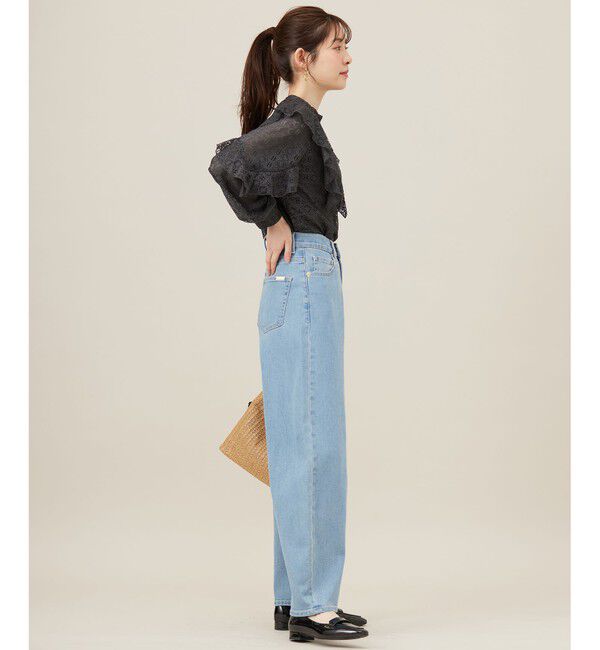 ANY SIS「【美Denimシリーズ】セミカーブワイド デニム」|デニム|