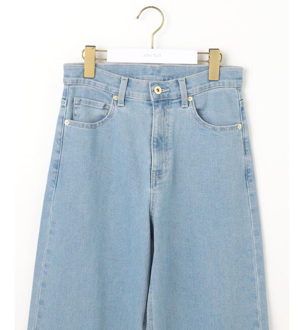 ANY SIS「【美Denimシリーズ】セミカーブワイド デニム」|デニム|
