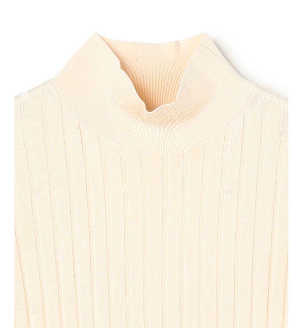 BEIGE,「MASON / 半袖シルクリブハイネックニット」|ニット・セーター|