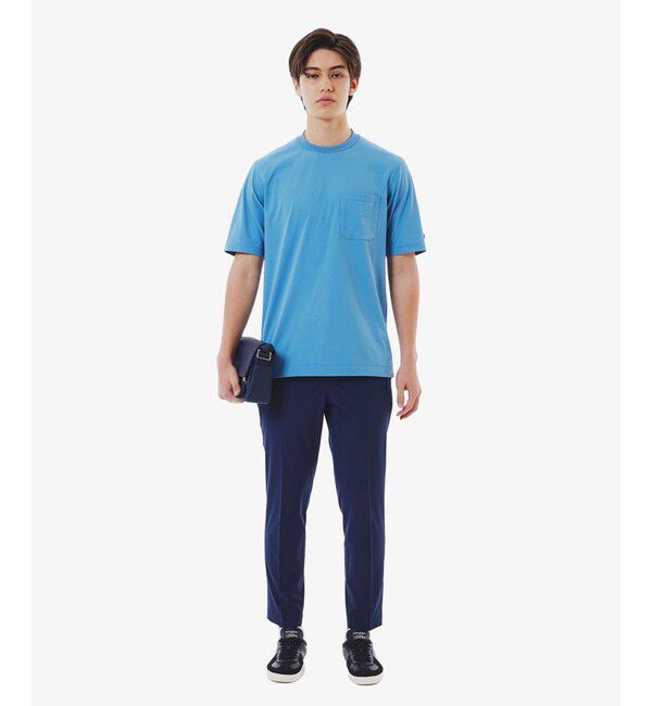 LACOSTE「ワンタックストレッチスラックス」|チノ|