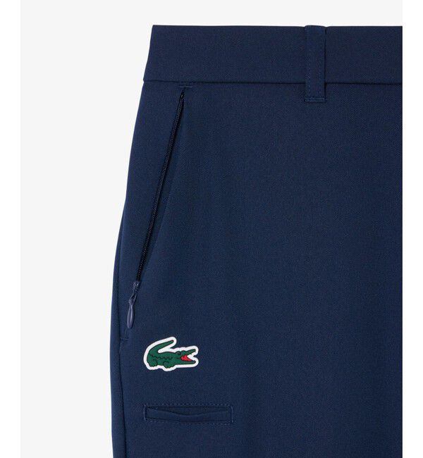 LACOSTE「UVカット 吸水速乾 ウルトラドライ スリムフィットストレッチゴルフパンツ」|チノ|