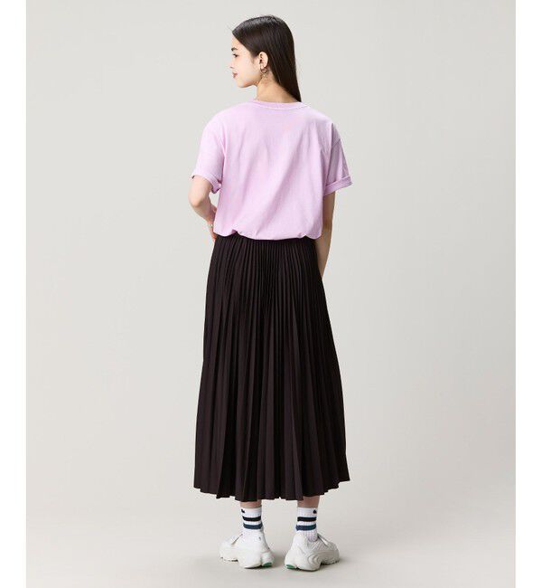 LACOSTE「ネームジャカード ウエストプリーツロングスカート」|スカート|