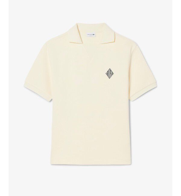 LACOSTE「ルーズフィットフリースポロシャツ」|ポロシャツ|