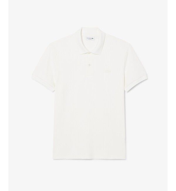 LACOSTE「リブニットポロシャツ」|ポロシャツ|