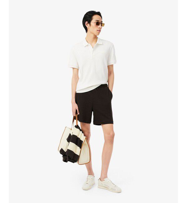 LACOSTE「リブニットポロシャツ」|ポロシャツ|