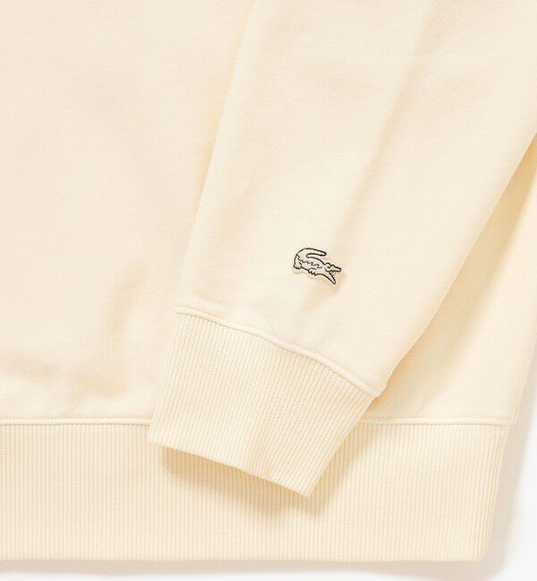 LACOSTE「エンザイムウォッシュ テクスチャーロゴ ヴィンテージクルーネックスウェット」|スウェット・ジャージ|