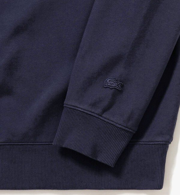 LACOSTE「エンザイムウォッシュ テクスチャーロゴ ヴィンテージクルーネックスウェット」|スウェット・ジャージ|