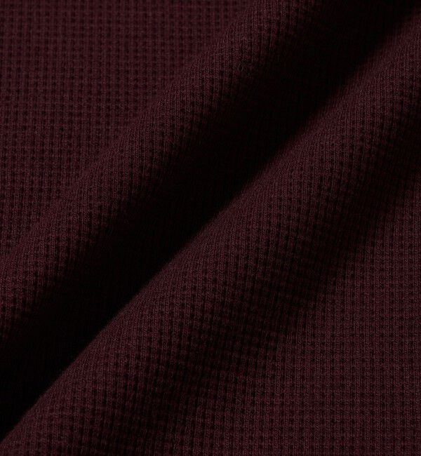 LACOSTE「ラウンドヘム ワッフルロングスリーブTシャツ」|Tシャツ・カットソー|