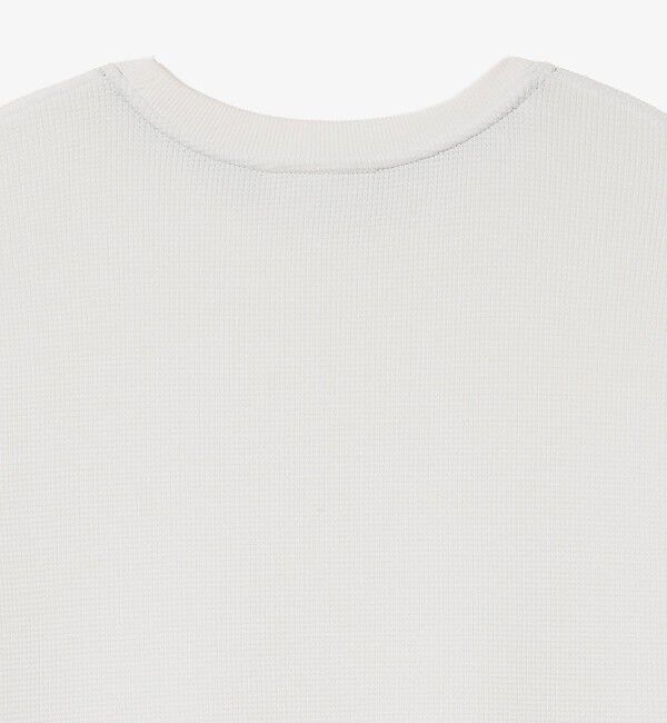 LACOSTE「ラウンドヘム ワッフルロングスリーブTシャツ」|Tシャツ・カットソー|