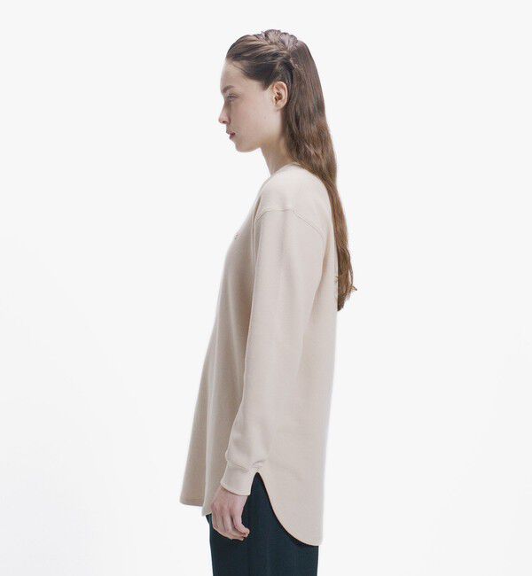 LACOSTE「ラウンドヘム ワッフルロングスリーブTシャツ」|Tシャツ・カットソー|