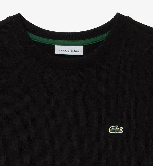 LACOSTE「ローウエストノースリーブ鹿の子ドレス」|ワンピース|
