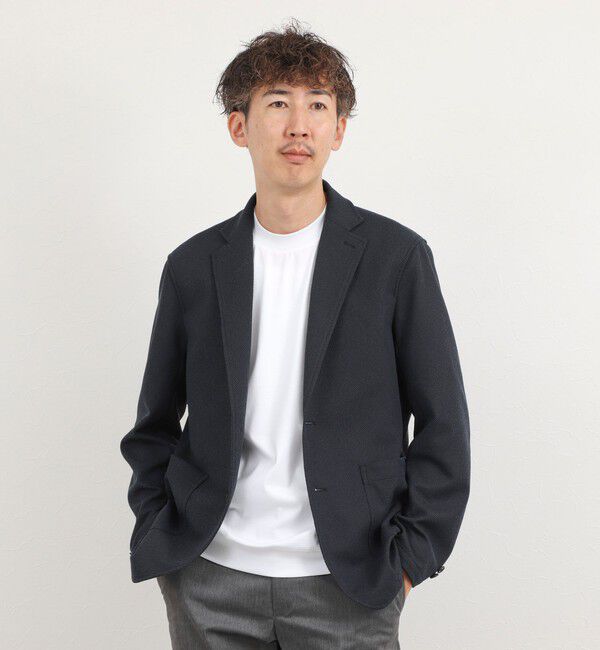 NOLLEY'S goodman「《ビジカジ対応》超長綿ハイゲージポンチ クルーネックドレスTシャツ」|Tシャツ・カットソー|