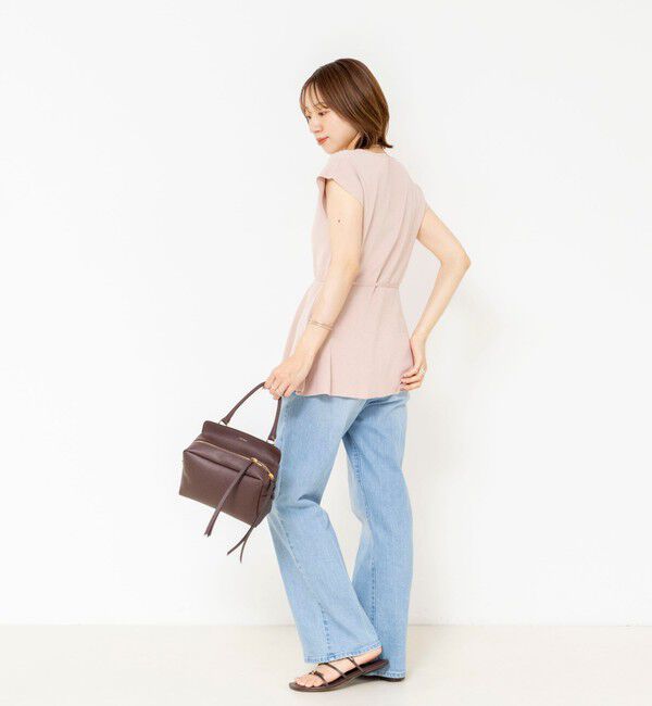 NOLLEY'S sophi「《セットアップ対応》ウォッシャブルペプラムプルオーバー」|ニット・セーター|