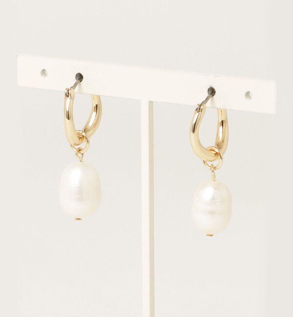 fredy emue「淡水パールリングピアス」|ピアス|