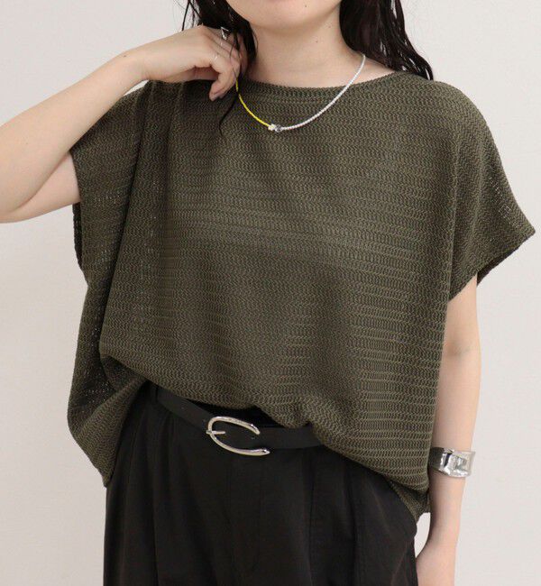 fredy emue「メッシュフレンチプルオーバーカットソー」|Tシャツ・カットソー|
