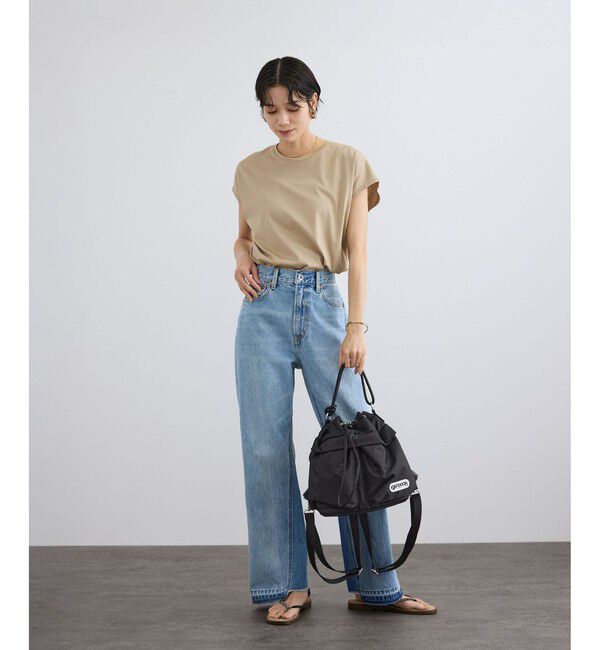 SALON adam et rope'「COTTON USAセミフレアデニム 4」|デニム|