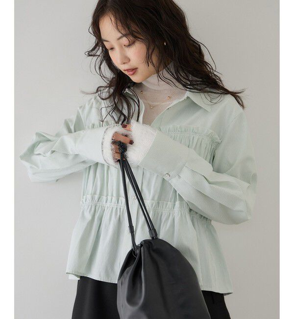 VIS「ビスチェシャーリングシャツ」|シャツ・ブラウス|