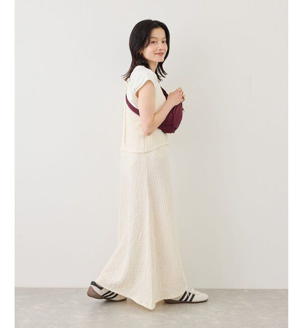 Rope&rsquo;Picnic「【BEVERLYHILLS POLO CLUB】ふくれジャガードキャミワンピース」|ワンピース|