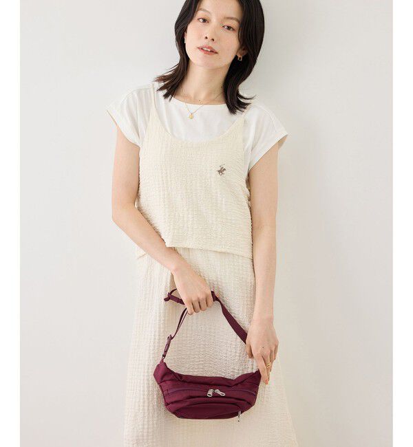 Rope&rsquo;Picnic「【BEVERLYHILLS POLO CLUB】ふくれジャガードキャミワンピース」|ワンピース|キナリ(16)