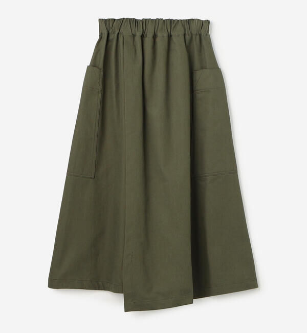  「nicholson & nicholson | 〈別注〉ピーチスキン コットンラップスカート WOMEN」|スカート|