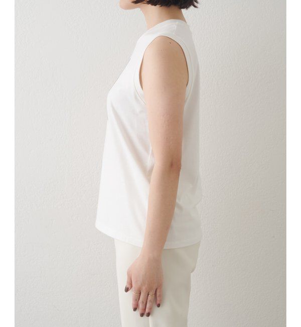 Drawing Numbers「【Drawing Numbers】キャットノースリーブTシャツ」|Tシャツ・カットソー|