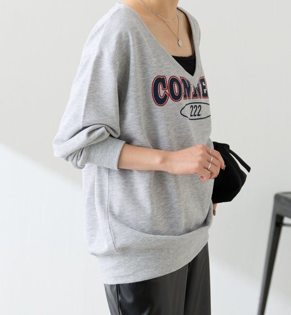  「CONNECTロゴVネックスウェット」|Tシャツ・カットソー|