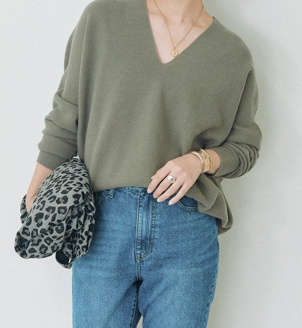  「ウール100NEWバックボリュームニット」|ニット・セーター|
