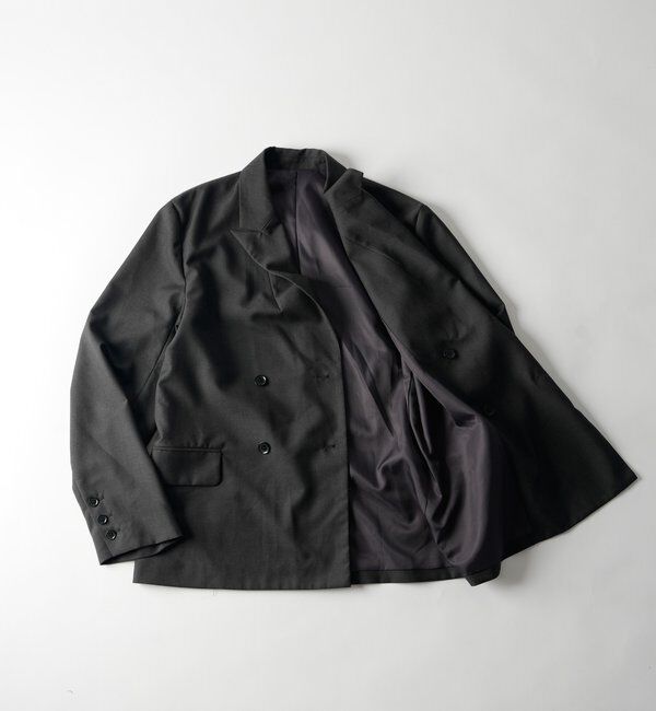  「【26AW LOOK掲載品番】【Sourcream】ダブルテーラードジャケット」|テーラードジャケット|