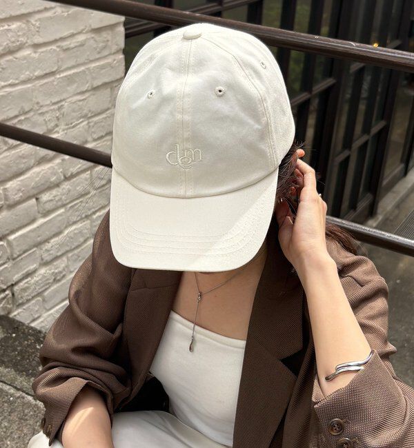  「【3色展開】ロゴキャップ」|ハット|エクリュ