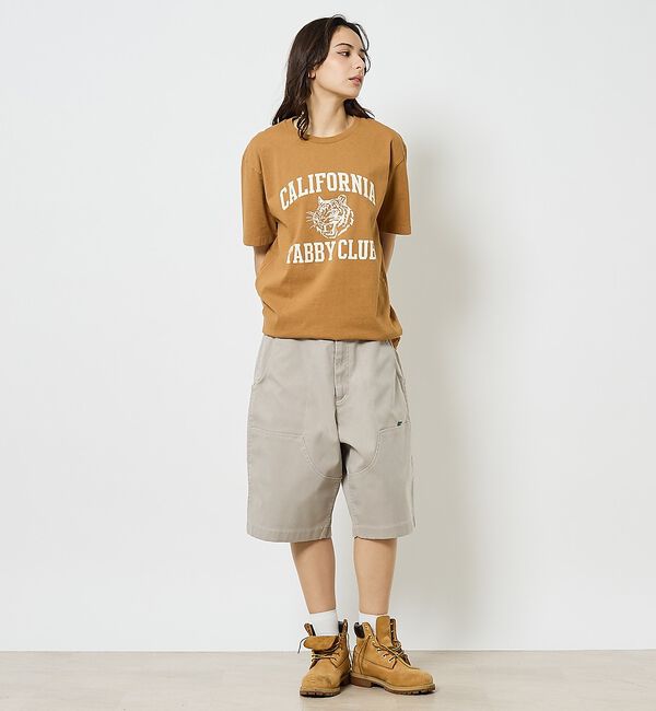 ABAHOUSE「【MIXTA/ミクスタ 】CREW NECK TABBY CAT Tシャツ」|Tシャツ・カットソー|