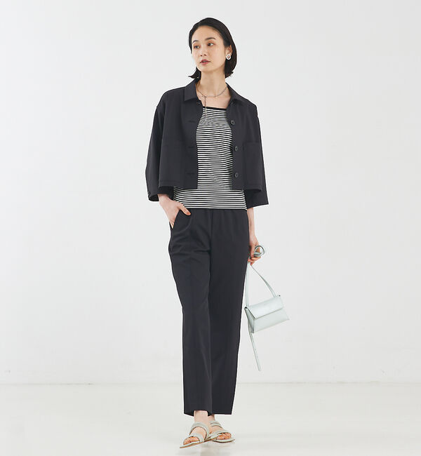 qualite「【セットアップ対応】2WAYストレッチシャツブルゾン」|ブルゾン・スタジャン|