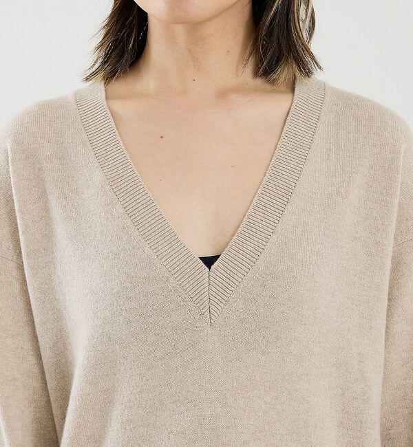 The Store by C' 「【COCUCA】エッセンシャルVネックニット【予約】」|ニット・セーター|